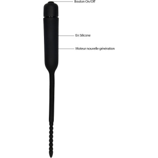 Tige urètre vibrante Bead Tip caractéristiques