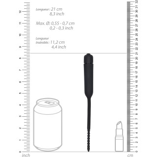 Tige urètre vibrante Bead Tip dimensions