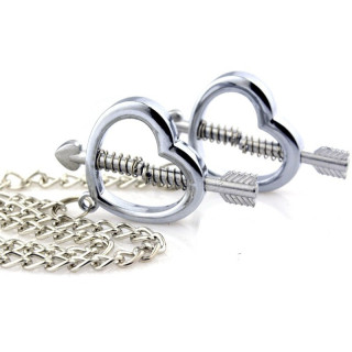 Pinces pour les tétons Cupid Heart
