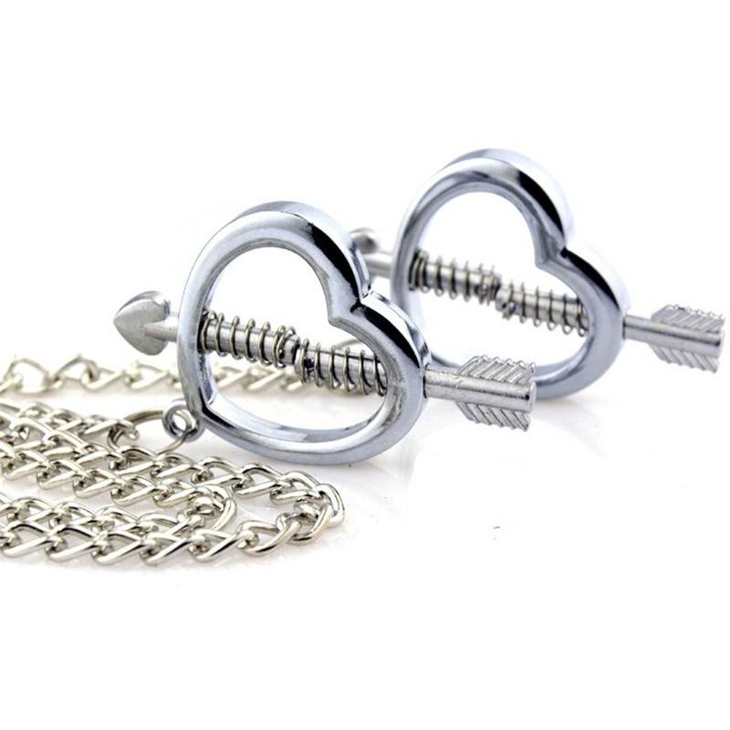 Pinces pour les tétons Cupid Heart