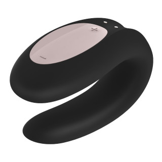 Stimulateur couple SATISFYER Double Joy noir