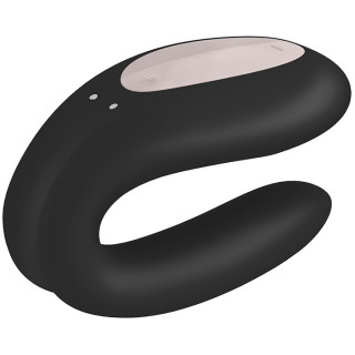 Stimulateur couple SATISFYER Double Joy noir