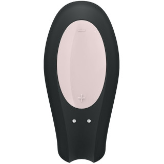 Stimulateur couple SATISFYER Double Joy noir