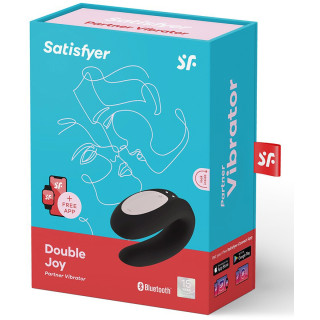 Stimulateur couple SATISFYER Double Joy noir