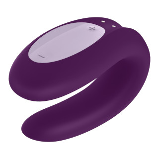 Stimulateur couple SATISFYER Double Joy violet