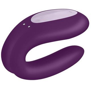 Stimulateur couple SATISFYER Double Joy violet