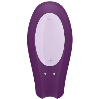 Stimulateur couple SATISFYER Double Joy violet