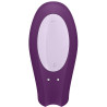 Stimulateur couple SATISFYER Double Joy violet