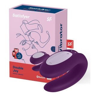 Stimulateur couple SATISFYER Double Joy violet
