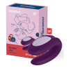 Stimulateur couple SATISFYER Double Joy violet