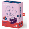 Stimulateur couple SATISFYER Double Joy violet