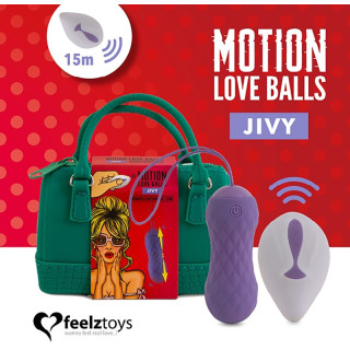 Stimulateurs Oeuf rechargeable Motion Love Balls "Jivy" 