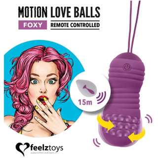Stimulateurs Oeuf rechargeable Motion Love Balls "Foxy" 