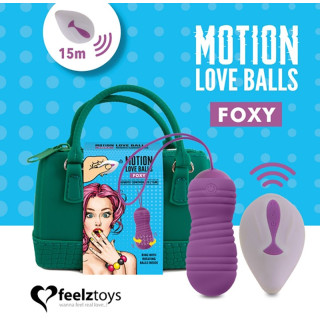 Stimulateurs Oeuf rechargeable Motion Love Balls "Foxy" 