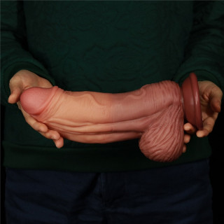 Gode ventouse réaliste TTBM Nature Cock 24,5xØ7cm prise en main
