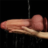 Gode ventouse réaliste TTBM Nature Cock 24,5xØ7cm nettoyage facile