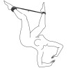 Barre écartrice ajustable 76-96cm exemple de pose
