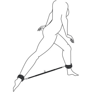 Barre écartrice ajustable 76-96cm position réglable