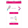 Stimulateur connecté Eidolon rechargeable rose application