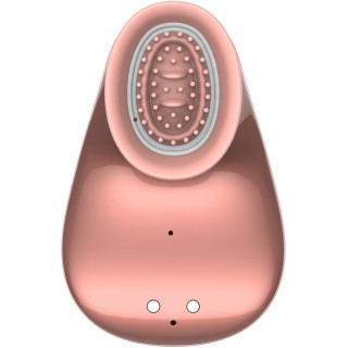 Stimulateur de clitoris TWITCH rechargeable rose vue du dessous