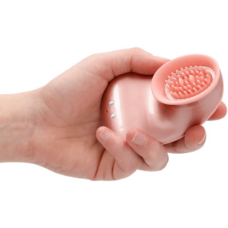 Stimulateur de clitoris TWITCH rechargeable rose ergonomique
