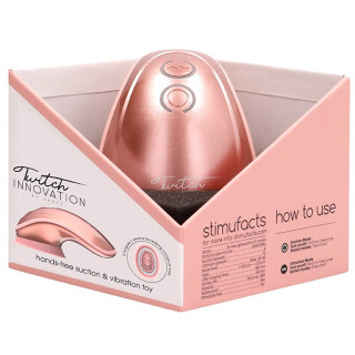 Stimulateur de clitoris TWITCH rechargeable rose packaging ouvert