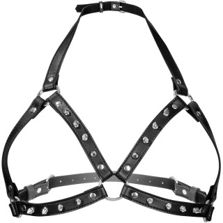 Harnais buste seins avec pointes 66-85cm