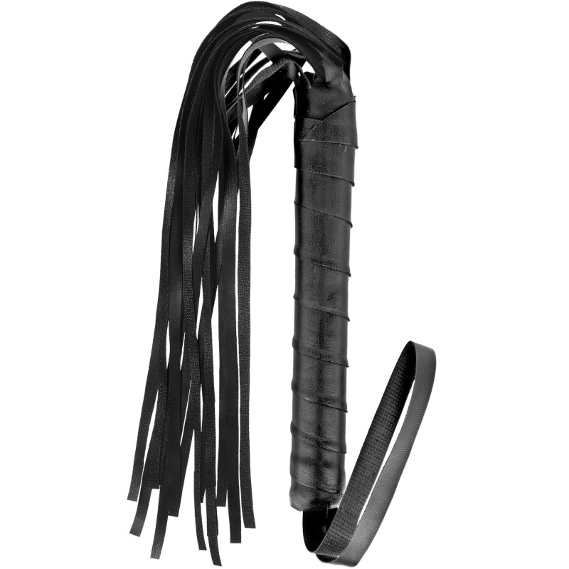 Fouet simili cuir 15 lanières