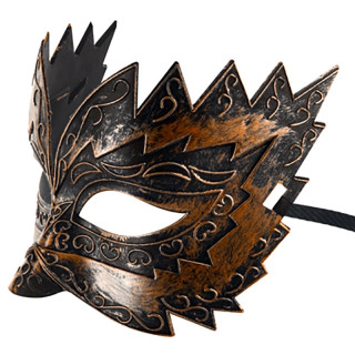 Masque Don Giovanni cuivré de profil