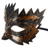 Masque Don Giovanni cuivré de profil