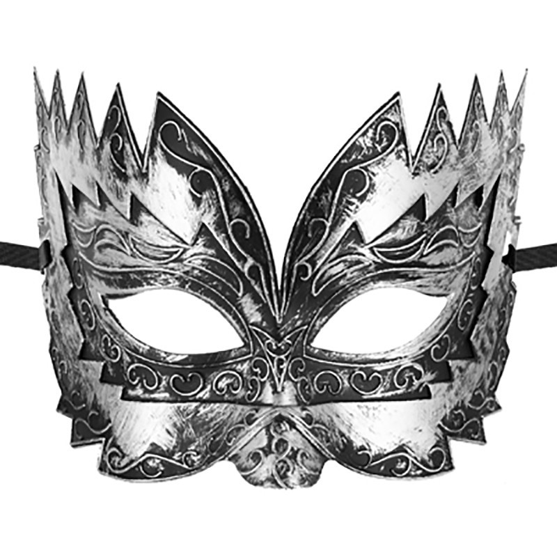 Masque Don Giovanni argenté