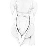 Camisole Strict Leather Zipper facile à mettre