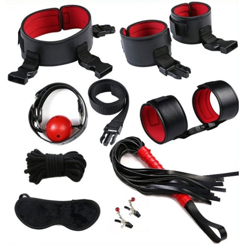 Kit Eye-Splice noir et rouge 8 pièces
