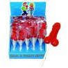 Sucette sexe masculin fraise