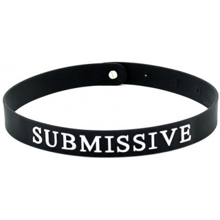 Collier SUBMISSIVE en silicone
