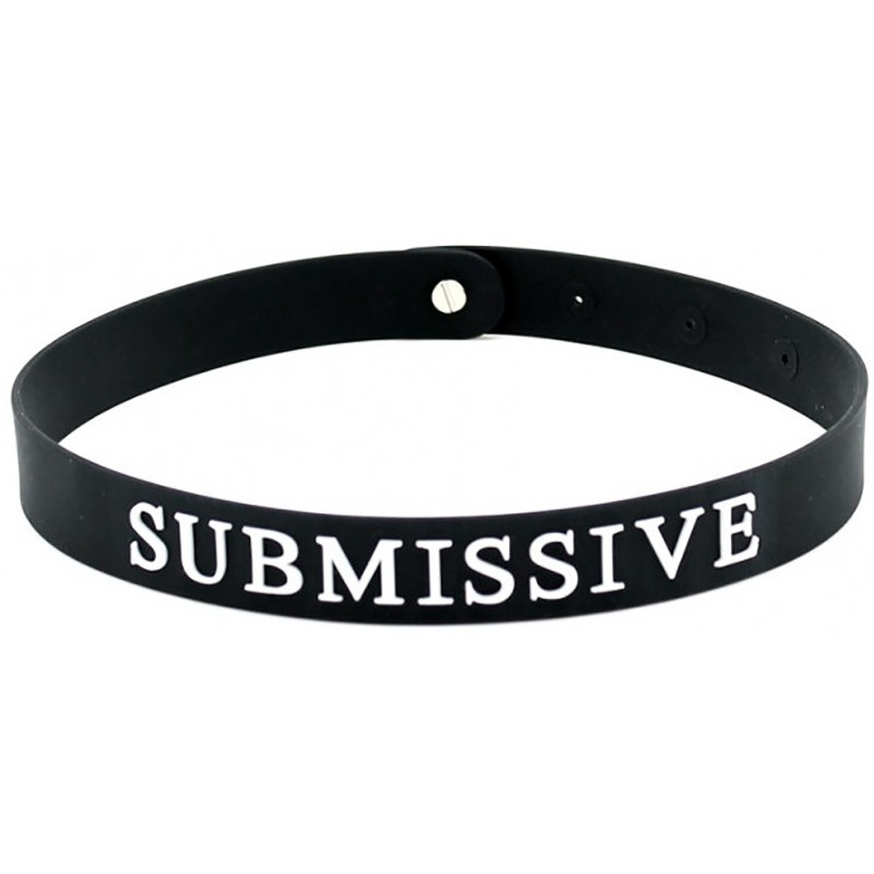 Collier SUBMISSIVE en silicone