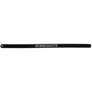 Collier SUBMISSIVE en silicone