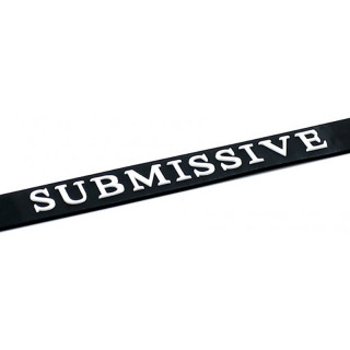 Collier SUBMISSIVE en silicone
