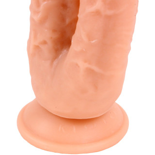 Double gode COX 15xØ4,2cm solide base ventouse