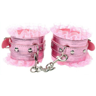 Coffret BDSM Lace Light 8 pièces rose