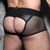Boxer Bottomless MESH MIXED noir S