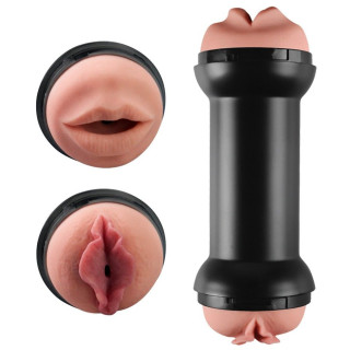 Masturbateur double side Vagin - Bouche