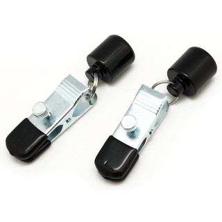 Backroom 2 pinces tétons avec poids de 50g The Red