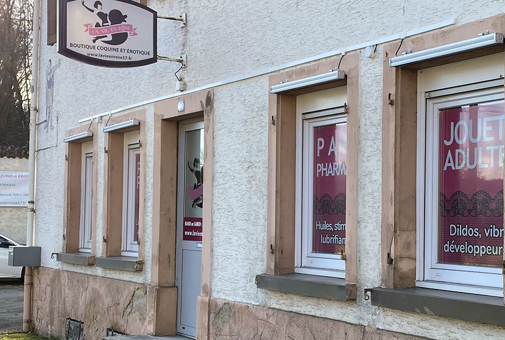 Façade de la boutique La Vie en Rose 57 à Sarreguemines